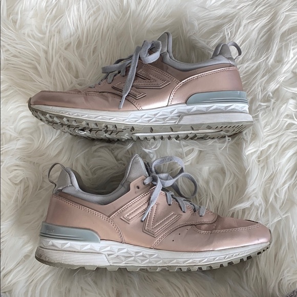 new balance pink metallic